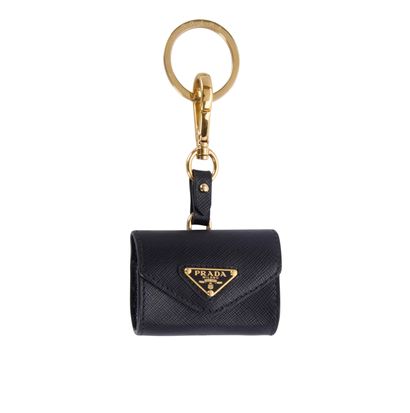 Prada Saffiano Leather AirPods Case, front view